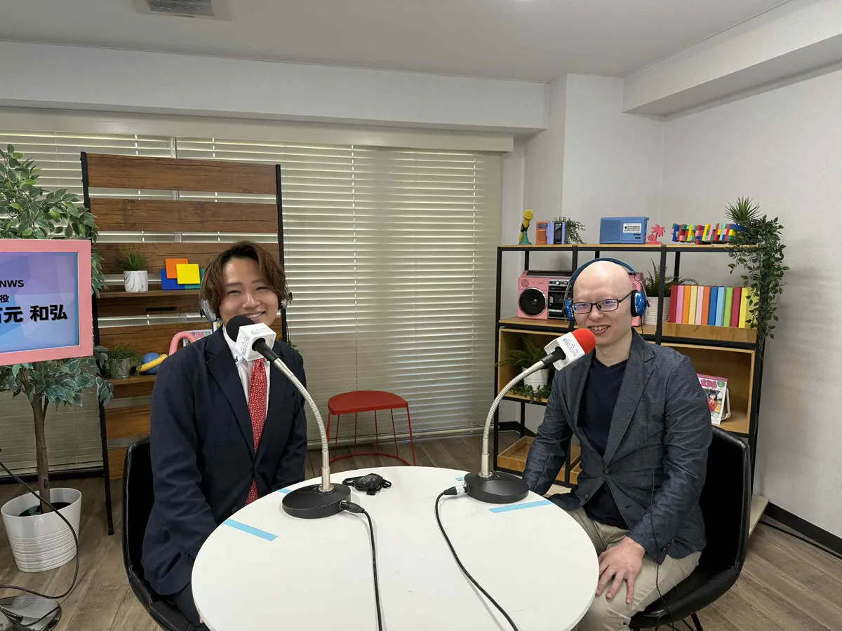 株式会社NWS 「金沢シーサイドFM」様での収録の様子2
